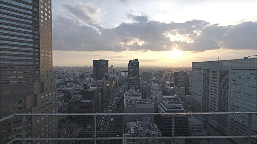 屋上/渋谷②（夕方）