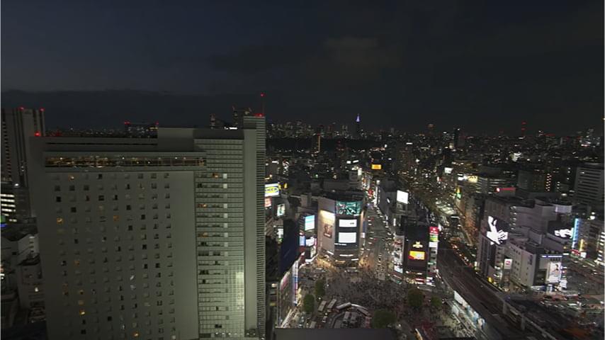 屋上/渋谷⑥（夜）