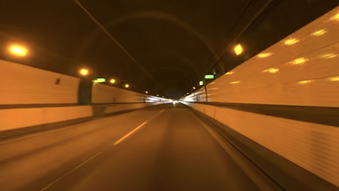 走行/関越自動車道2(月夜野→越後湯沢方面）（夜）