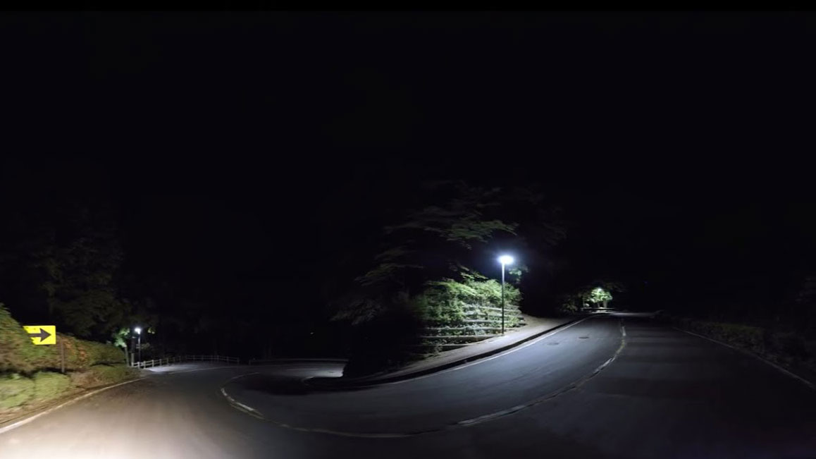 走行/山梨県立 曽根丘陵公園3（夜）