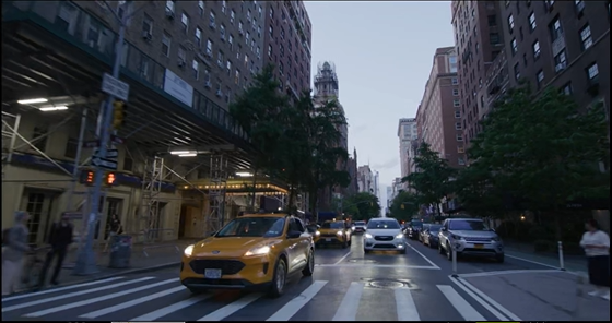 走行/New York-City 9（夕方）