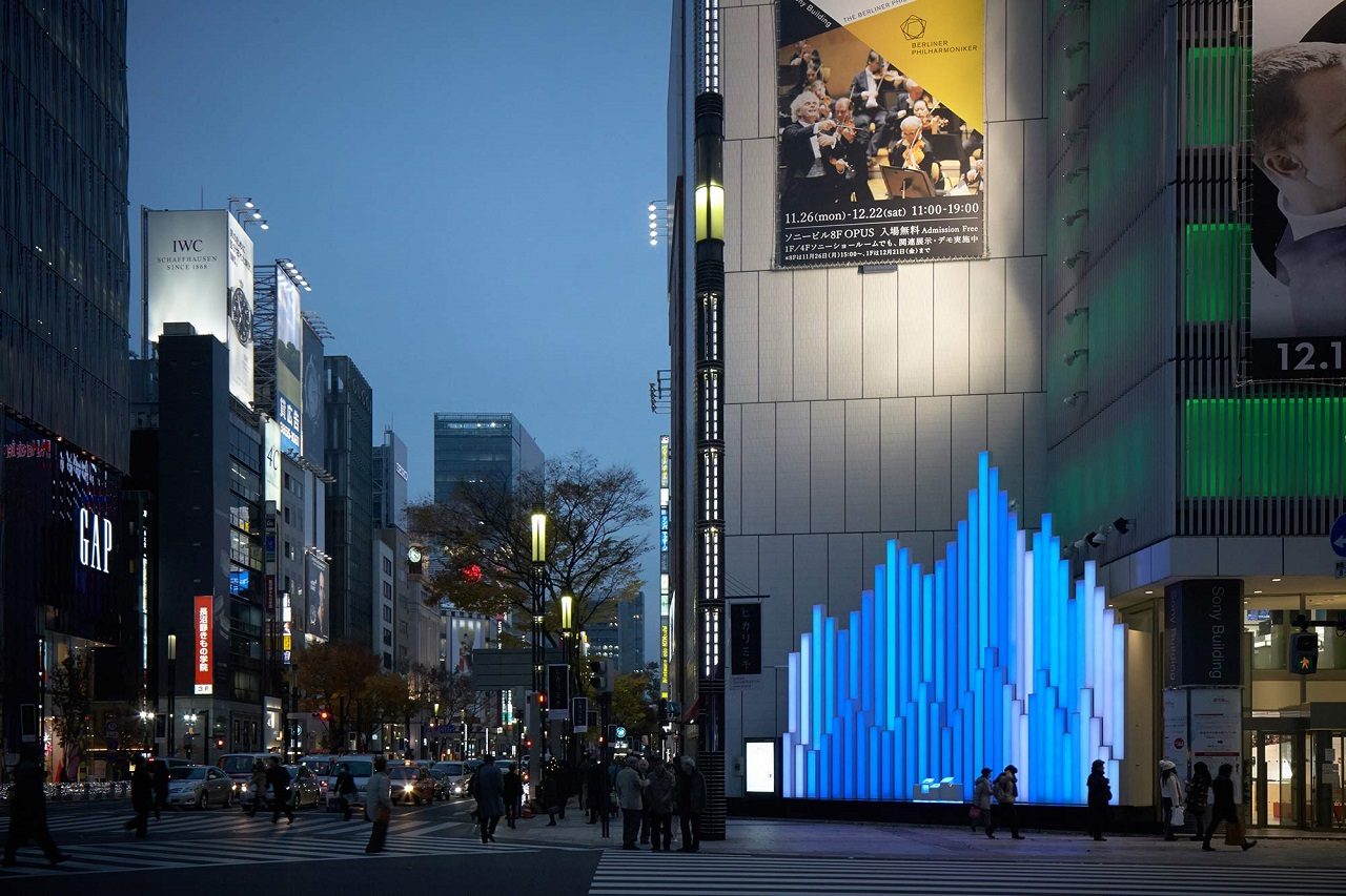 Sony Building “Crystal Aqua Trees” 2012